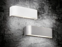 Trio Leuchten LED Wandleuchte, Ink. 2 X 3,2W OSRAM-LED, Weiss, Glas Satiniert -Globo Store led wandleuchte ink 2 x 32w osram led weiss glas s 2