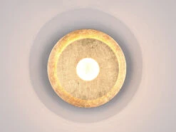 Trio Leuchten LED Wandleuchte LEANO Mit Indirekter Beleuchtung, Gold Ø 18cm -Globo Store led wandleuchte leano mit indirekter beleuchtung g 7
