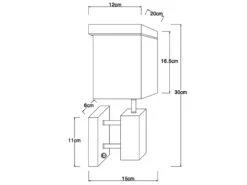 MeineWunschleuchte LED Wandleuchte Mit Stoff Lampenschirm Und Holzoptik, Höhe 30cm 11 MeineWunschleuchte LED Wandleuchte Mit Stoff Lampenschirm Und Holzoptik, Höhe 30cm -Globo Store led wandleuchte mit stoff lampenschirm und holzopt 3