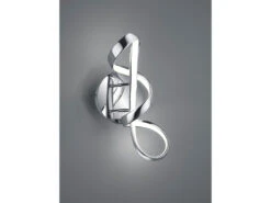 Reality Leuchten LED Wandleuchte PERUGIA Metall Chrom/Weiß 3 Stufen Dimmer - Höhe 40cm -Globo Store led wandleuchte perugia metall chrom weiss 3 stufe 2