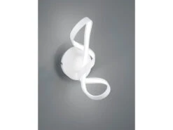 Reality Leuchten LED Wandleuchte PERUGIA Metall Weiß Matt 3 Stufen Dimmer - Höhe 40cm -Globo Store led wandleuchte perugia metall weiss matt 3 stufen 2