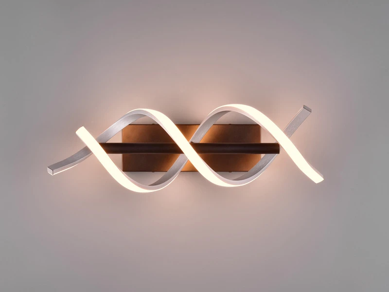 Trio Leuchten LED Wandleuchte SEQUENCE Dimmbar Lichtfarbe Einstellbar Silber 47cm 3 Trio Leuchten LED Wandleuchte SEQUENCE Dimmbar Lichtfarbe Einstellbar Silber 47cm – Bild 3