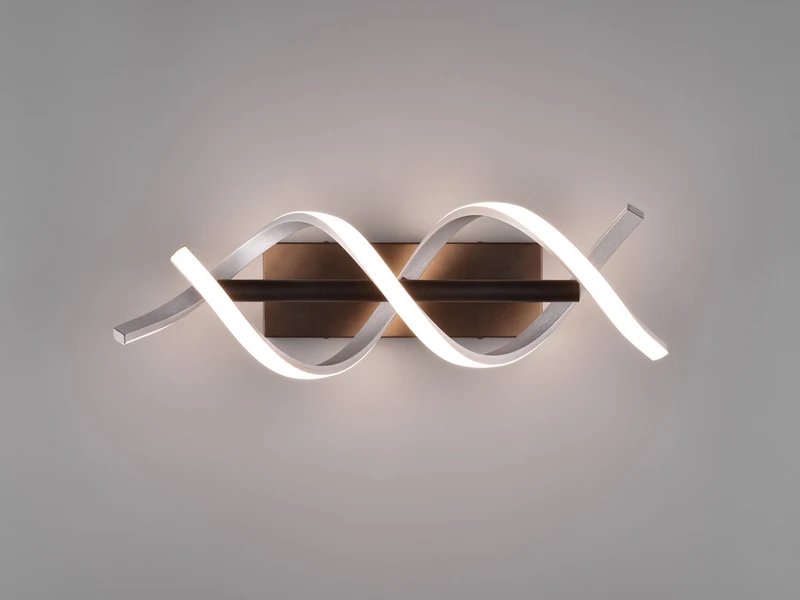 Trio Leuchten LED Wandleuchte SEQUENCE Dimmbar Lichtfarbe Einstellbar Silber 47cm 5 Trio Leuchten LED Wandleuchte SEQUENCE Dimmbar Lichtfarbe Einstellbar Silber 47cm – Bild 5