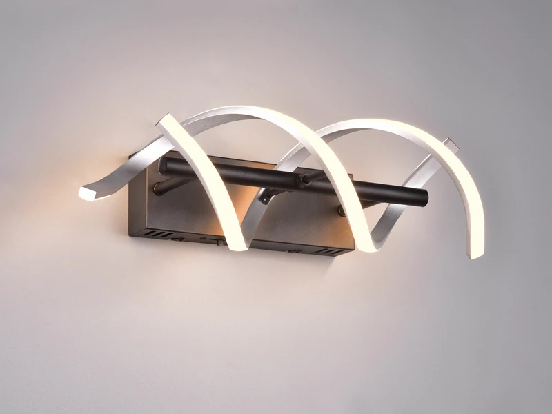 Trio Leuchten LED Wandleuchte SEQUENCE Dimmbar Lichtfarbe Einstellbar Silber 47cm 7 Trio Leuchten LED Wandleuchte SEQUENCE Dimmbar Lichtfarbe Einstellbar Silber 47cm – Bild 7