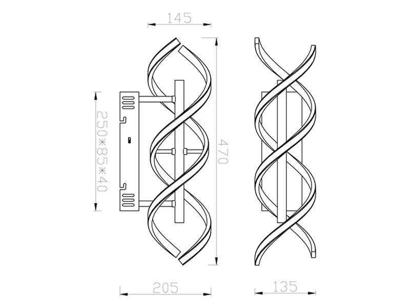 Trio Leuchten LED Wandleuchte SEQUENCE Dimmbar Lichtfarbe Einstellbar Silber 47cm 9 Trio Leuchten LED Wandleuchte SEQUENCE Dimmbar Lichtfarbe Einstellbar Silber 47cm – Bild 9