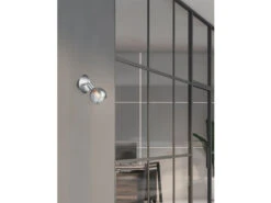 MeineWunschleuchte LED Wandstrahler 1 Flammiger Wandspot Chrom/Rauchglas In Smoke, 12x18cm 11 MeineWunschleuchte LED Wandstrahler 1 Flammiger Wandspot Chrom/Rauchglas In Smoke, 12x18cm -Globo Store led wandstrahler 1 flammiger wandspot chrom rauchg 5