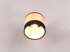 MeineWunschleuchte LED Wandstrahler Mit Schalter Und Lampenschirm In Holzoptik, Höhe 22cm 9 MeineWunschleuchte LED Wandstrahler Mit Schalter Und Lampenschirm In Holzoptik, Höhe 22cm -Globo Store led wandstrahler mit schalter und lampenschirm in 1 2