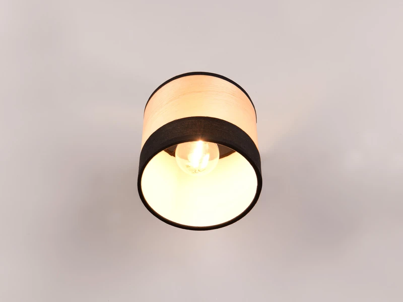 MeineWunschleuchte LED Wandstrahler Mit Schalter Und Lampenschirm In Holzoptik, Höhe 22cm 3 MeineWunschleuchte LED Wandstrahler Mit Schalter Und Lampenschirm In Holzoptik, Höhe 22cm – Bild 3