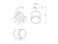 MeineWunschleuchte LED Wandstrahler Mit Schalter Und Lampenschirm In Holzoptik, Höhe 22cm 13 MeineWunschleuchte LED Wandstrahler Mit Schalter Und Lampenschirm In Holzoptik, Höhe 22cm -Globo Store led wandstrahler mit schalter und lampenschirm in 1 6