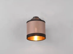 MeineWunschleuchte LED Wandstrahler Mit Schalter Und Stoffschirm In Taupe/Gold, Höhe 21cm 10 MeineWunschleuchte LED Wandstrahler Mit Schalter Und Stoffschirm In Taupe/Gold, Höhe 21cm -Globo Store led wandstrahler mit schalter und stoffschirm in t 2