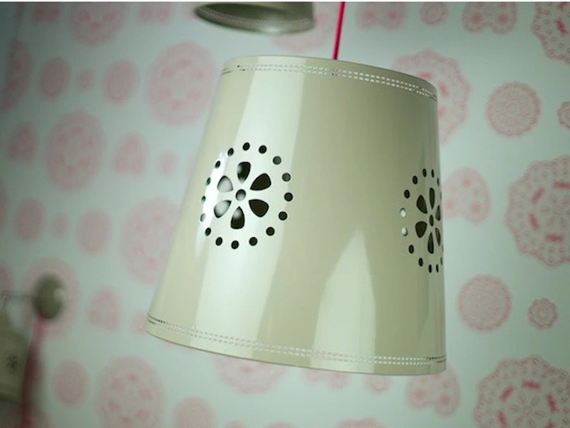 Lief! Liebevoll Designte Hängeleuchte, Landhaus Stil, Metallschirm Beige Ø17,5 2 Lief! Liebevoll Designte Hängeleuchte, Landhaus Stil, Metallschirm Beige Ø17,5 – Bild 2