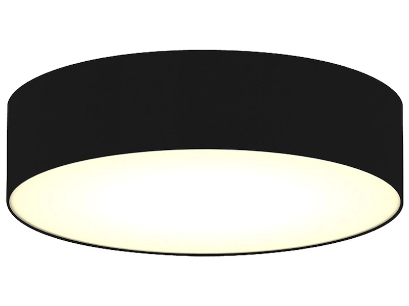 Smartwares Moderne Hängelampe, Stoff Schwarz/Abdeckung Satiniert, Ø 40 Cm, CEILING DREAM 3 Smartwares Moderne Hängelampe, Stoff Schwarz/Abdeckung Satiniert, Ø 40 Cm, CEILING DREAM – Bild 3