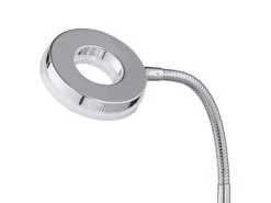 Reality Leuchten Moderne LED Schreibtischleuchte Flexibel & Biegsam RENNES 1 Flammig In Chrom -Globo Store moderne led schreibtischleuchte flexibel biegsam r 9