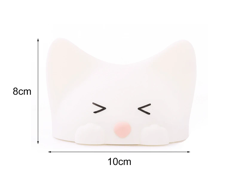 Niermann Nachtlicht CATTY CAT, Per USB Aufladbar, Dimmbar, 7 Lichtfarben, Mit Soundeffekt 6 Niermann Nachtlicht CATTY CAT, Per USB Aufladbar, Dimmbar, 7 Lichtfarben, Mit Soundeffekt – Bild 6