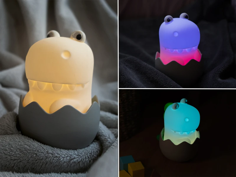 Niermann Nachtlicht DIGGY DINO, Per USB Aufladbar, Mit Farbwechsel & 2 Lichtmodi 1 Niermann Nachtlicht DIGGY DINO, Per USB Aufladbar, Mit Farbwechsel & 2 Lichtmodi