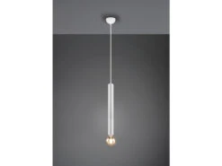 Trio Leuchten Pendelleuchte CLERMONT 1-Flammig Weiß Ø 10cm