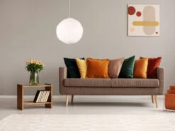 Reality Leuchten Pendelleuchte FURRY Mit Kugel Lampenschirm Aus Plüsch, Ø 35cm -Globo Store pendelleuchte furry mit kugel lampenschirm aus plu 4