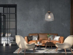 Trio Leuchten Pendelleuchte IVAR Mit Drahtgeflecht Metallschirm 1-flammig, Silber 40cmØ -Globo Store pendelleuchte ivar mit drahtgeflecht metallschirm 1 2