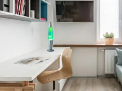 Reality Leuchten Raketen Lavalampe 90er Jahre Lichtsäule In Gelb,blau/Silber, Höhe 41cm Ø10cm -Globo Store raketen lavalampe 90er jahre lichtsaeule in gelbbl 3