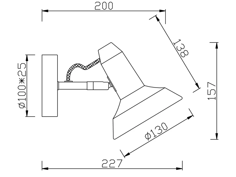 Trio Leuchten Retro Wandstrahler ROXIE 1-flammig Aus Metall In Weiß Matt 5 Trio Leuchten Retro Wandstrahler ROXIE 1-flammig Aus Metall In Weiß Matt – Bild 5