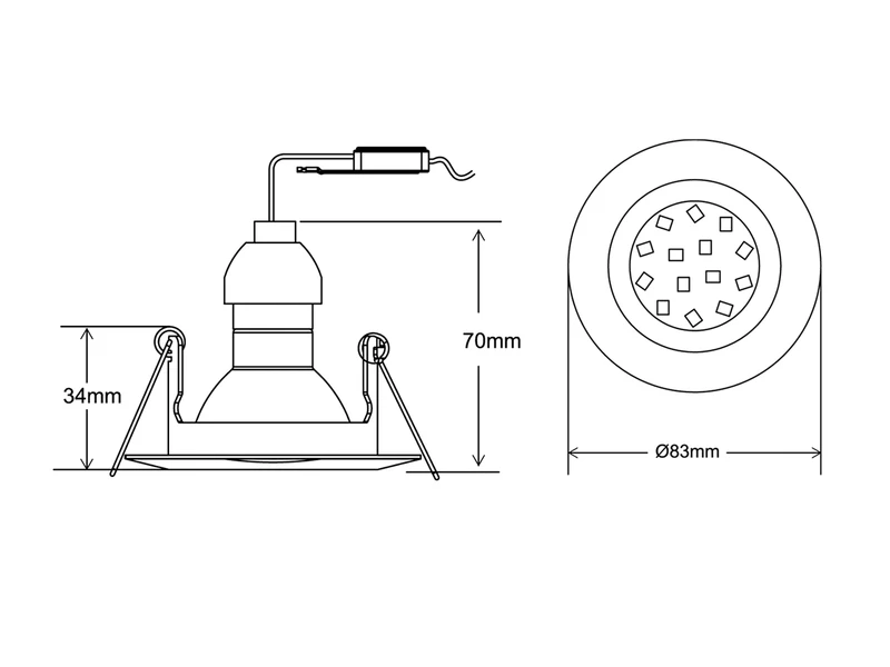 Trio Leuchten Runde Einbaustrahler Decke Im 4er Set Schwenkbar Silber Chrom GU10 6 Trio Leuchten Runde Einbaustrahler Decke Im 4er Set Schwenkbar Silber Chrom GU10 – Bild 6