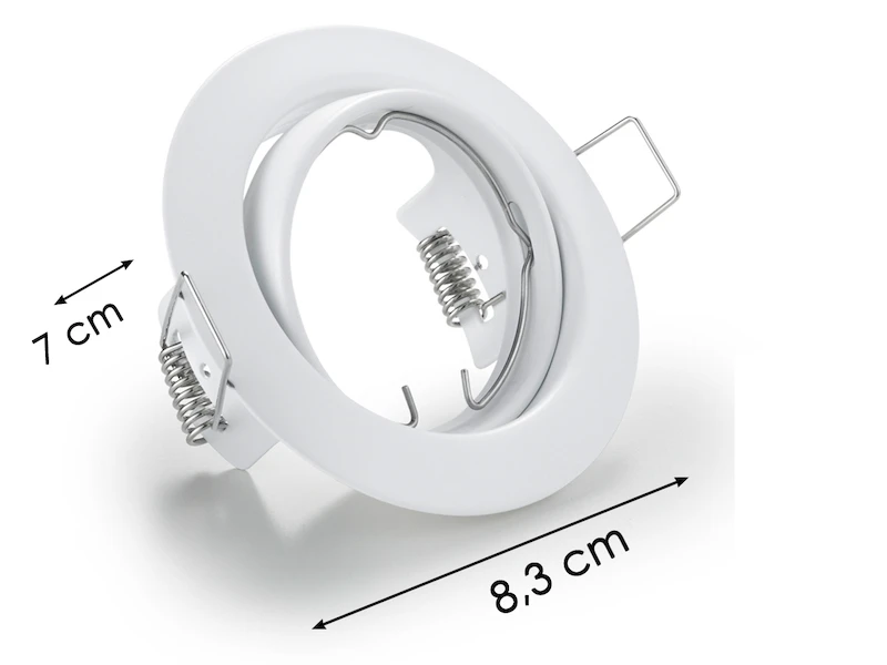 Trio Leuchten Runde Einbaustrahler Decke JURA 3er Set Ø 8,3cm Schwenkbar Weiß Matt GU10 3 Trio Leuchten Runde Einbaustrahler Decke JURA 3er Set Ø 8,3cm Schwenkbar Weiß Matt GU10 – Bild 3