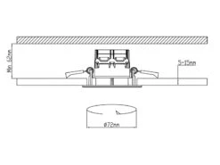 Trio Leuchten Runder LED Deckeneinbaustrahler 4er Set Dimmbar In Schwarz, IP65 -Globo Store runder led deckeneinbaustrahler 4er set dimmbar in 4