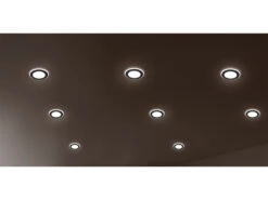 Trio Leuchten Runder LED Deckeneinbaustrahler AURA Schwarz Matt Ø 8,2cm -Globo Store runder led deckeneinbaustrahler aura schwarz matt 1 5