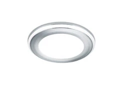 Trio Leuchten Runder LED Deckeneinbaustrahler AURA Silber Chromfarben Ø 8,2cm -Globo Store runder led deckeneinbaustrahler aura silber chromf 11