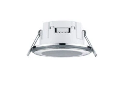 Trio Leuchten Runder LED Deckeneinbaustrahler AURA Silber Chromfarben Ø 8,2cm -Globo Store runder led deckeneinbaustrahler aura silber chromf 16