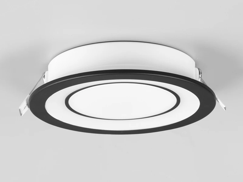 Trio Leuchten Runder LED Deckeneinbaustrahler CORE In Schwarz Matt Ø 14,8cm 7 Trio Leuchten Runder LED Deckeneinbaustrahler CORE In Schwarz Matt Ø 14,8cm – Bild 7