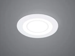 Trio Leuchten Runder LED Deckeneinbaustrahler CORE In Weiß Matt Ø 8,2cm -Globo Store runder led deckeneinbaustrahler core in weiss matt 2