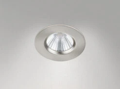 Trio Leuchten Runder LED Deckeneinbaustrahler ZAGROS Dimmbar In Silber Matt, IP65 -Globo Store runder led deckeneinbaustrahler zagros dimmbar in 1 9