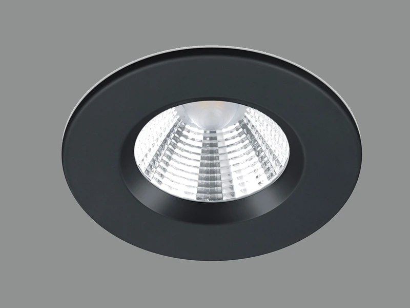 Trio Leuchten Runder LED Deckeneinbaustrahler ZENIA Dimmbar In Schwarz, IP65 3 Trio Leuchten Runder LED Deckeneinbaustrahler ZENIA Dimmbar In Schwarz, IP65 – Bild 3