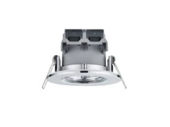 Trio Leuchten Runder LED Einbaustrahler Decke 4er Set Dimmbar In Silber Chrom, IP65 -Globo Store runder led einbaustrahler decke 4er set dimmbar in 5