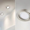 Trio Leuchten Runder LED Einbaustrahler RILA Schwenkbar Nickel Matt 5 Watt - Deckenbeleuchtung