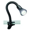 Trio Leuchten Schlauch-Klemmlampe FLEXO, E14, Höhe 45cm, Flexibel, Schwarz