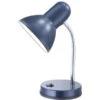 Globo Schreibtischlampe / Tischleuchte Blau Mit LED, Flexrohr