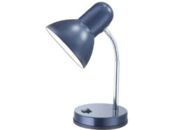 Globo Schreibtischlampe / Tischleuchte Blau Mit LED, Flexrohr
