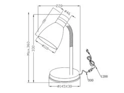 Reality Leuchten Schreibtischleuchte HARVEY Flexibel, Chrom & Metallschirm Pink, 33cm 13 Reality Leuchten Schreibtischleuchte HARVEY Flexibel, Chrom & Metallschirm Pink, 33cm -Globo Store schreibtischleuchte harvey flexibel chrom metallsc 5