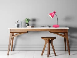 Reality Leuchten Schreibtischleuchte HARVEY Flexibel, Chrom & Metallschirm Pink, 33cm 14 Reality Leuchten Schreibtischleuchte HARVEY Flexibel, Chrom & Metallschirm Pink, 33cm -Globo Store schreibtischleuchte harvey flexibel chrom metallsc 6