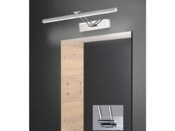 Fischer & Honsel Schwenkbare LED Badlampe BAABE 60cm, Spiegellampe - Wandleuchte - Bilderlampe