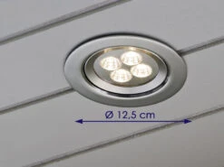 Konstsmide Schwenkbarer LED Deckeneinbaustrahler 12,5 Cm, Geeignet Für Bad Und Außenbereich 8 Konstsmide Schwenkbarer LED Deckeneinbaustrahler 12,5 Cm, Geeignet Für Bad Und Außenbereich -Globo Store schwenkbarer led deckeneinbaustrahler 125 cm geeig 1