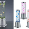 Reality Leuchten Sprudelnde Farbwechsel LED Lichtsäule JELLY Wassersäule & Deko Fischen H. 36cm