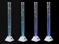 Globo Sprudelnde Farbwechsel LED Lichtsäule MENDOZA Innen Wassersäule Mit Deko Fischen 10 Globo Sprudelnde Farbwechsel LED Lichtsäule MENDOZA Innen Wassersäule Mit Deko Fischen -Globo Store sprudelnde farbwechsel led lichtsaeule mendoza inn 3