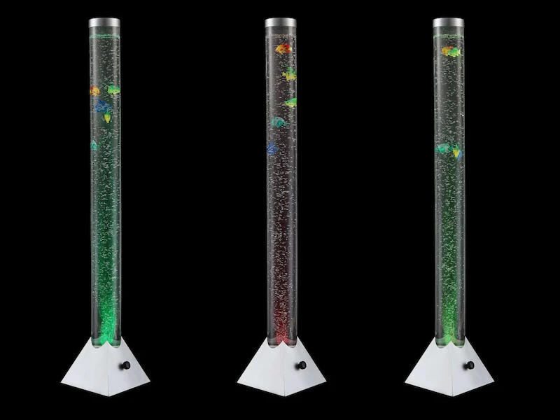 Globo Sprudelnde Farbwechsel LED Lichtsäule MENDOZA Innen Wassersäule Mit Deko Fischen 5 Globo Sprudelnde Farbwechsel LED Lichtsäule MENDOZA Innen Wassersäule Mit Deko Fischen – Bild 5