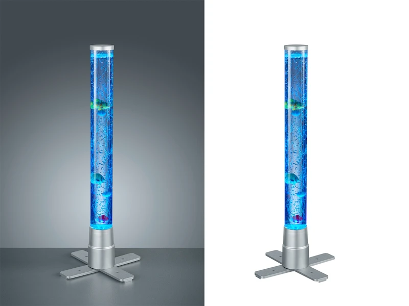 Reality Leuchten Sprudelnde Farbwechsel LED Lichtsäule MOTION Wassersäule & Deko Fischen H. 61cm 5 Reality Leuchten Sprudelnde Farbwechsel LED Lichtsäule MOTION Wassersäule & Deko Fischen H. 61cm – Bild 5