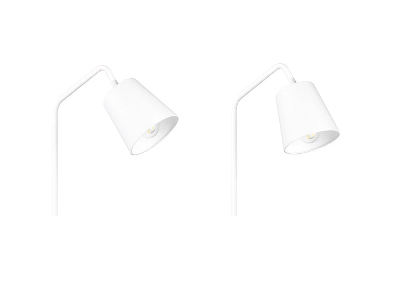 Reality Leuchten Stehleuchte BUDDY Spot Schwenkbar, Aus Metall & Stoffschirm In Weiß, Höhe 148cm 7 Reality Leuchten Stehleuchte BUDDY Spot Schwenkbar, Aus Metall & Stoffschirm In Weiß, Höhe 148cm – Bild 7