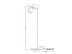 Reality Leuchten Stehleuchte BUDDY Spot Schwenkbar, Aus Metall & Stoffschirm In Weiß, Höhe 148cm 17 Reality Leuchten Stehleuchte BUDDY Spot Schwenkbar, Aus Metall & Stoffschirm In Weiß, Höhe 148cm -Globo Store stehleuchte buddy spot schwenkbar aus metall stoff 7
