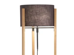Fischer & Honsel Stehleuchte SHINE WOOD Mit Dreibein Holzfuß & Leinenschirm Grau, Höhe 152-160cm 15 Fischer & Honsel Stehleuchte SHINE WOOD Mit Dreibein Holzfuß & Leinenschirm Grau, Höhe 152-160cm -Globo Store stehleuchte shine wood mit dreibein holzfuss leine 4